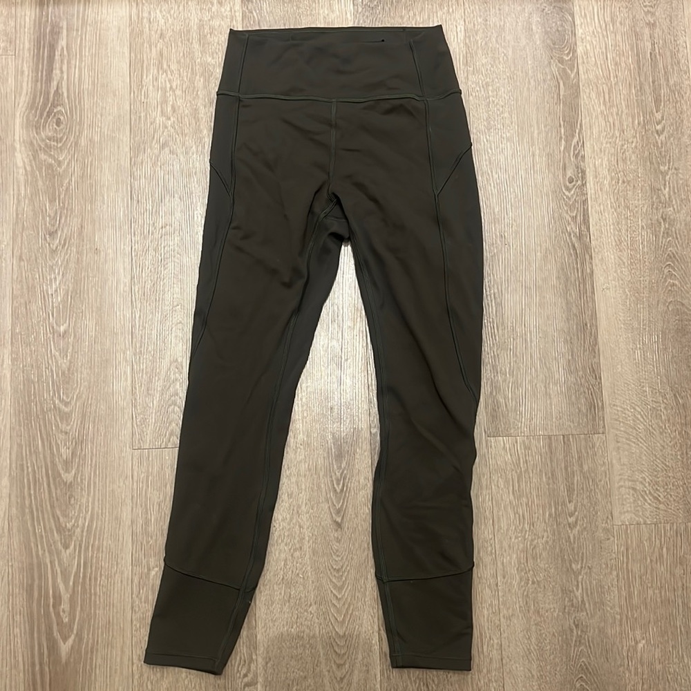 Olive green lululemon leggings